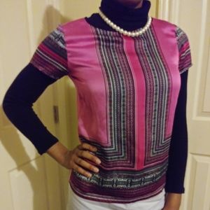 Dashiki satin top